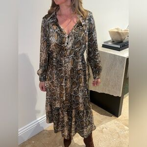 Zara printed long dress.